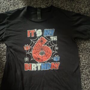 Black Birthday Spiderman-6th birthday!